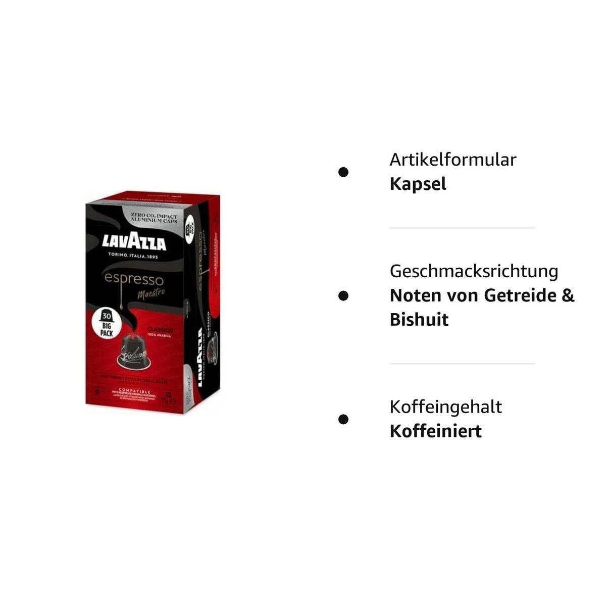 Кофе в капсулах Espresso Maestro 4 Предметы 30 Предметы (30 штук)