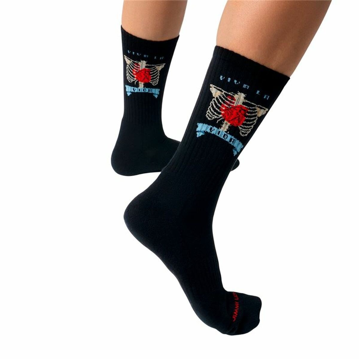 Спортивные носки Athletic Frida Heart Чёрный