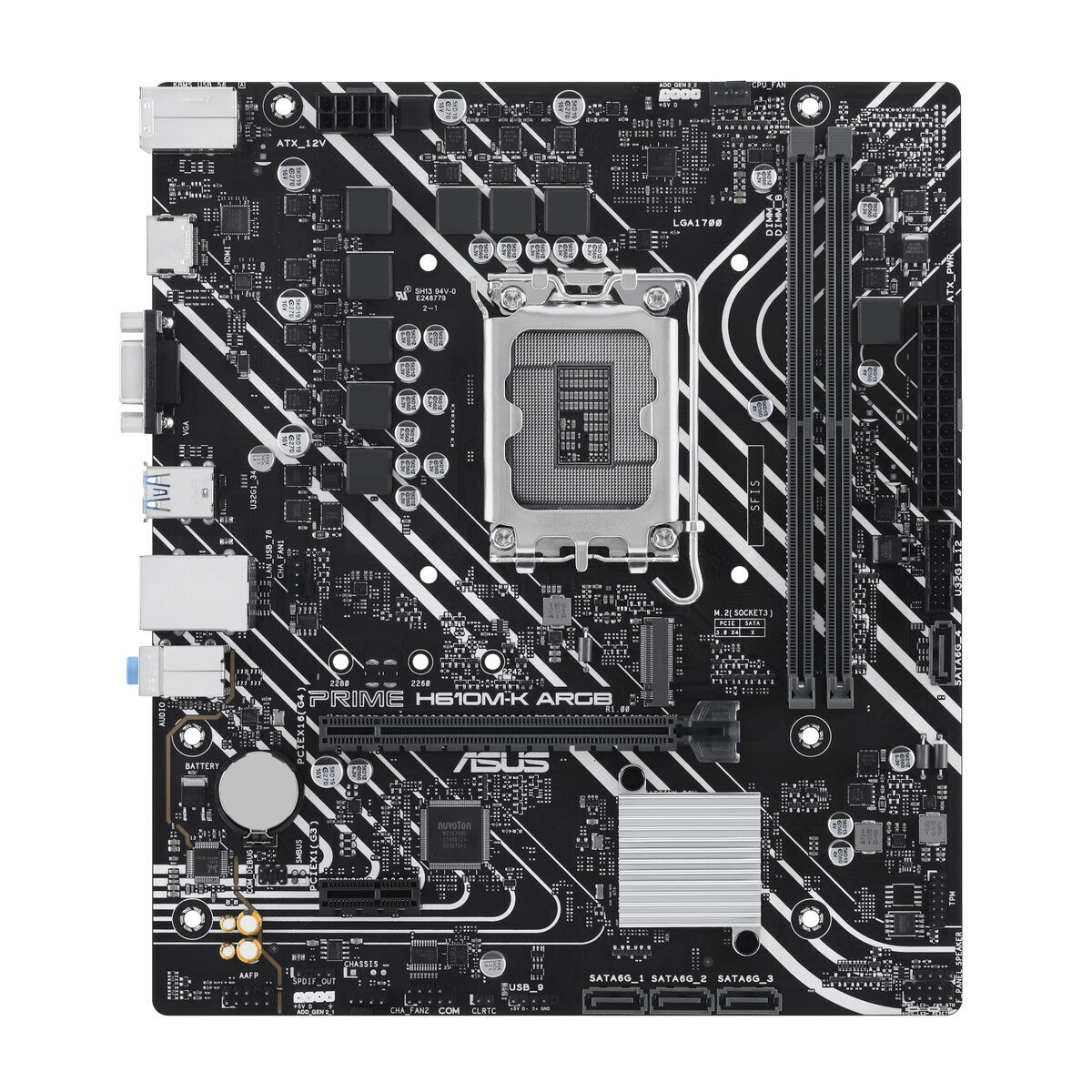 Motherboard H610M-K ARGB LGA 1700