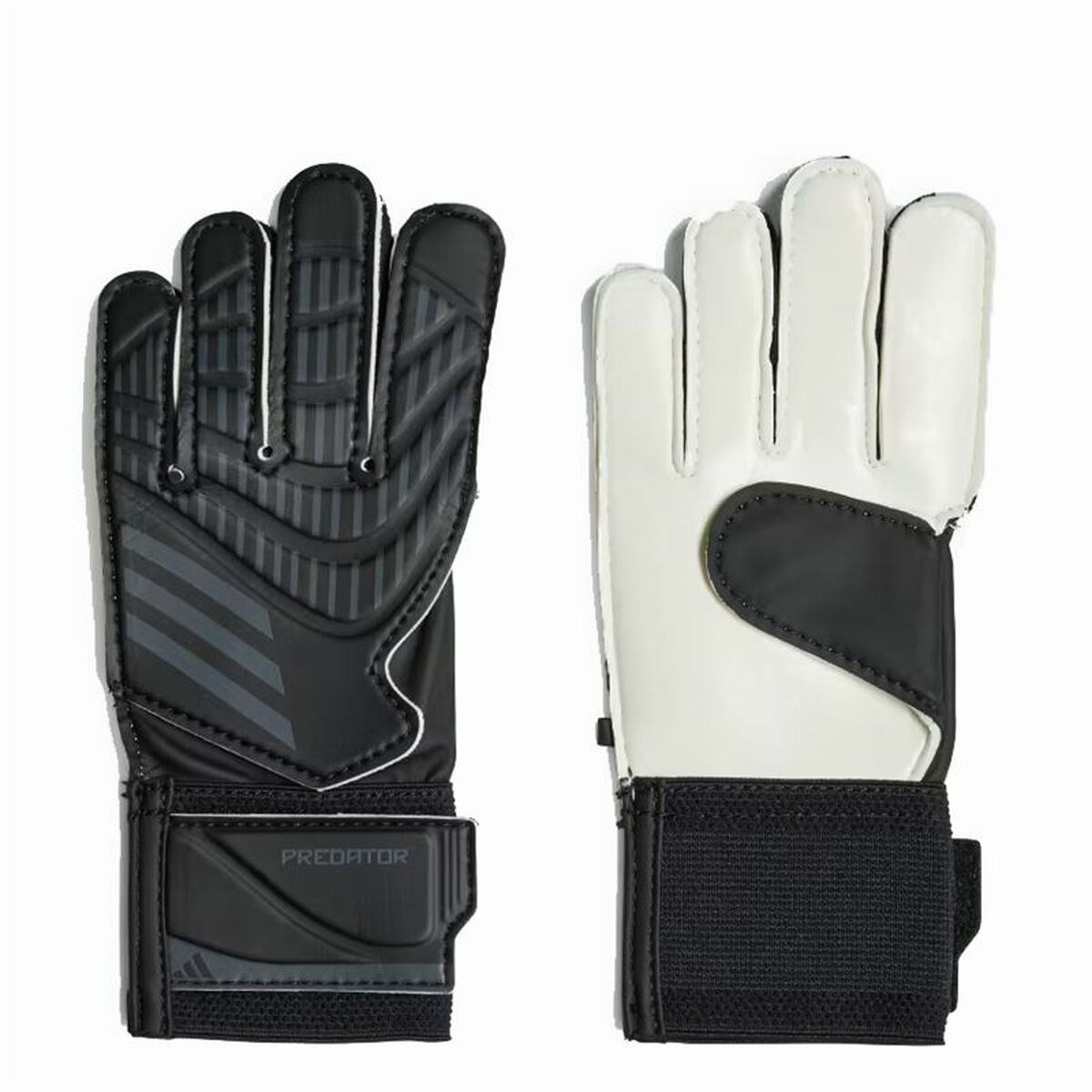 Children's Goalkeeper Gloves Predator Training Black