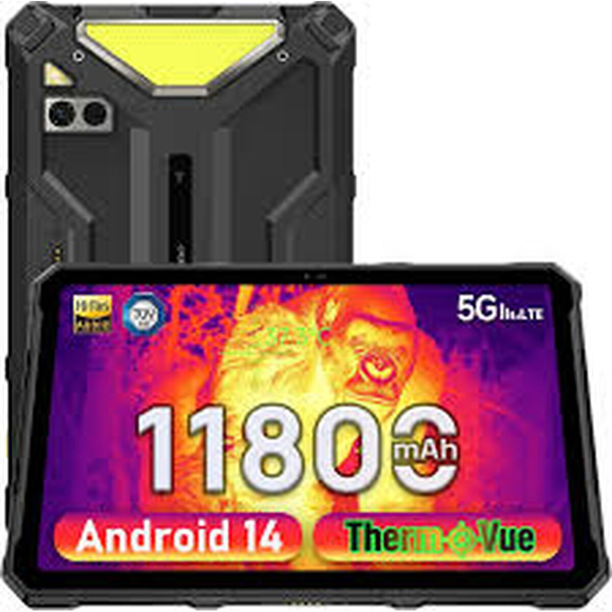 Планшет ARMOR PAD 4 ULTRA THERMAL VERSION Qualcomm Snapdragon 7 Gen 3 8 GB RAM 256 GB Чёрный