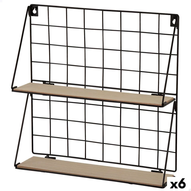 Полка Железо Деревянный MDF 40 X 41 X 11 CM (6 штук)