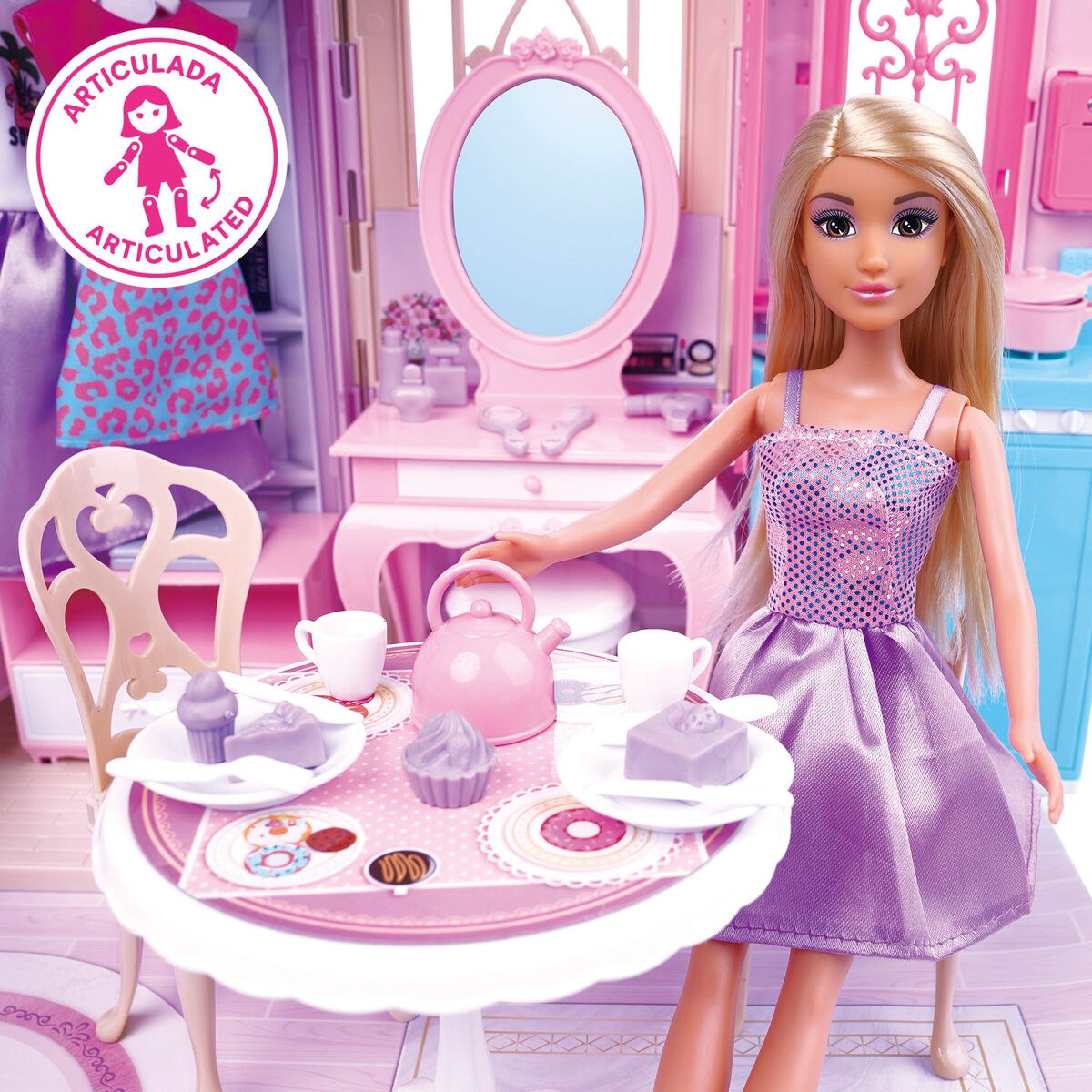 Doll Isabella 74 X 37 X 4 CM (2 Units)