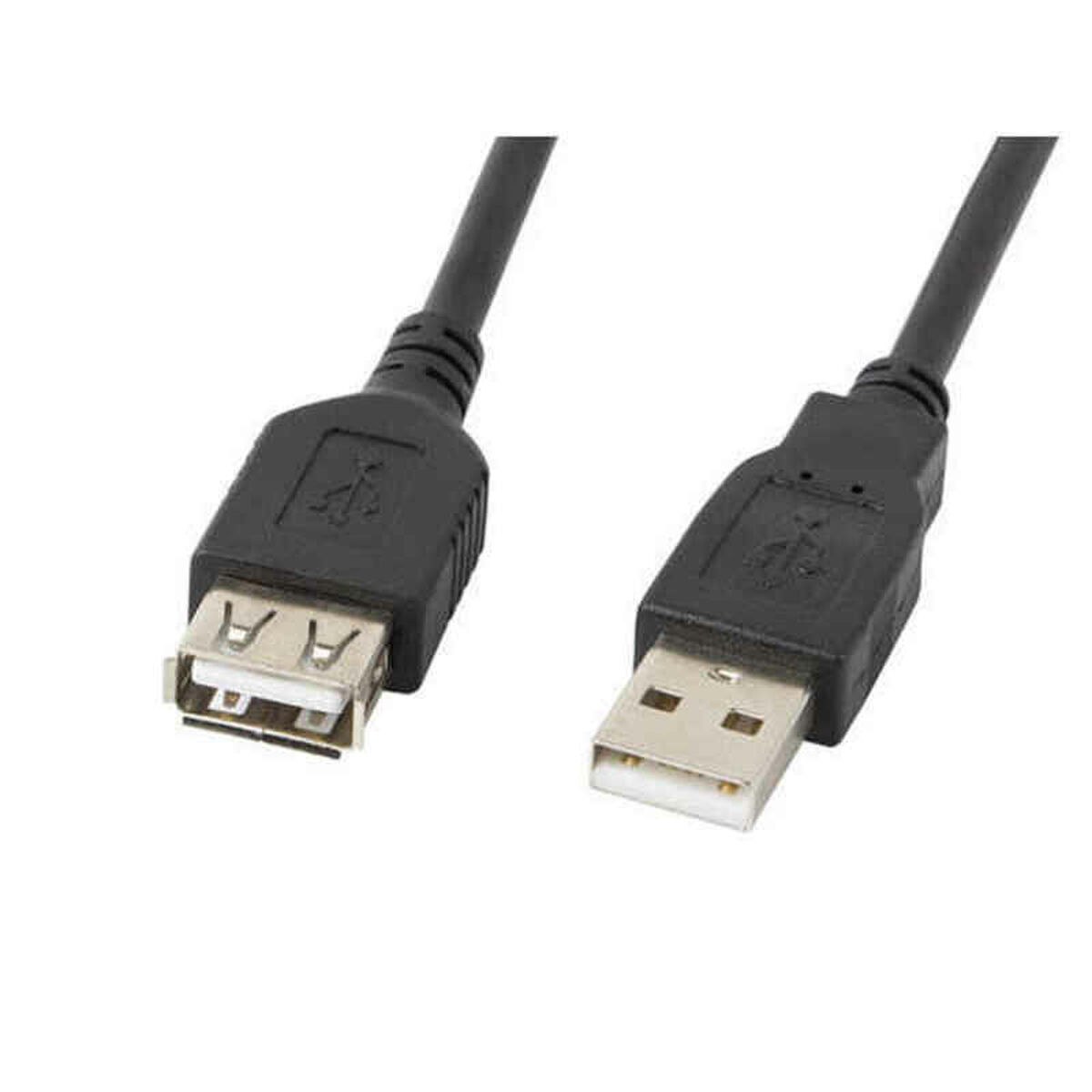 USB Extension Cable Male Plug/Socket 480 Mb/s Black