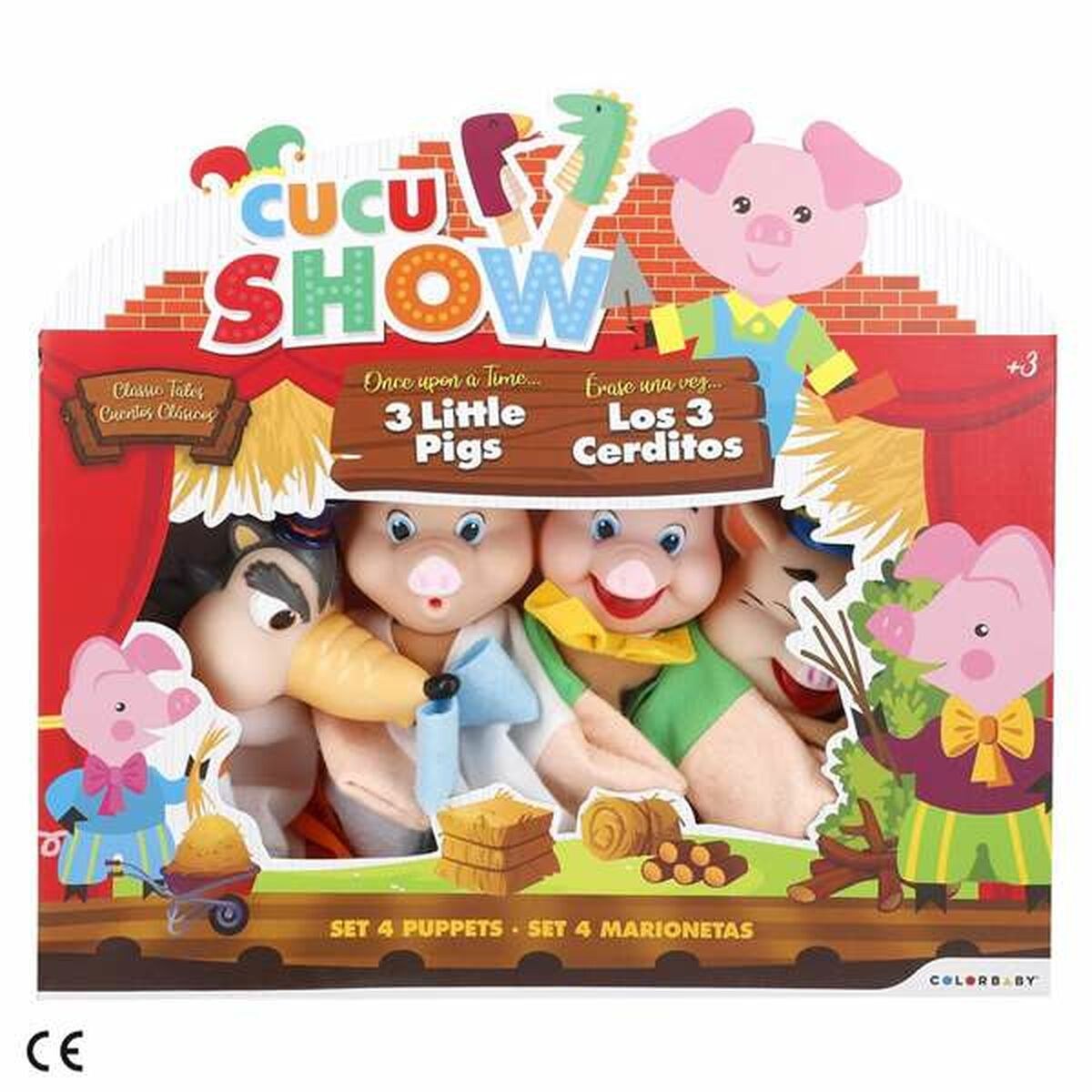 Плюшевая кукла 3 Little Pigs