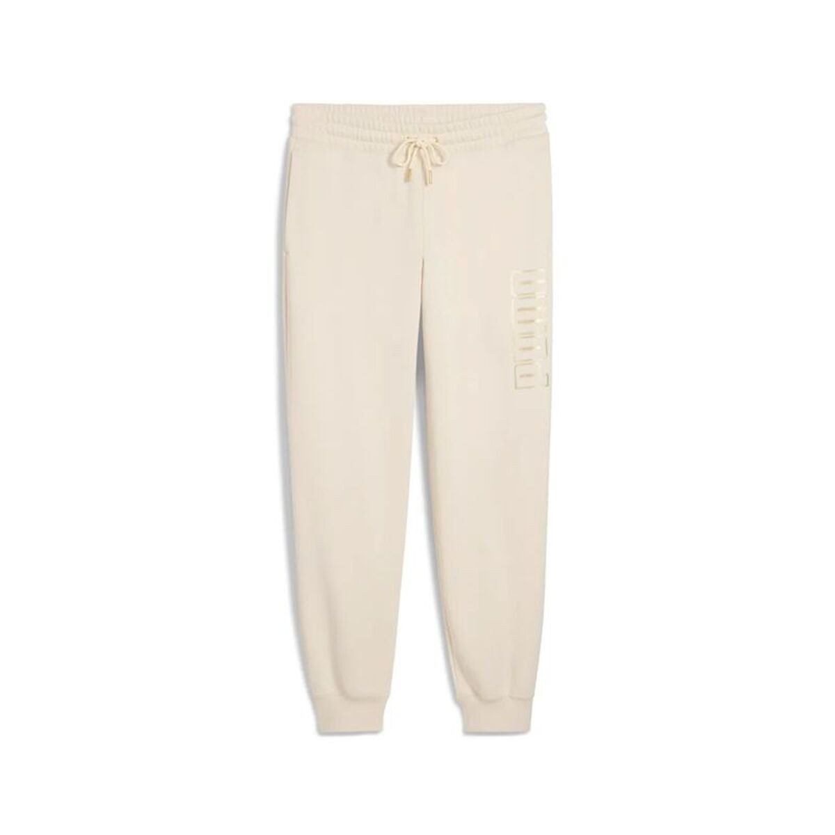 Длинные спортивные штаны Maximal Metallic Com Бежевый Женщина