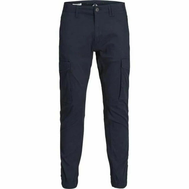 Trousers JPSTPAUL FLAKE CARGO 12169582 Navy Blue