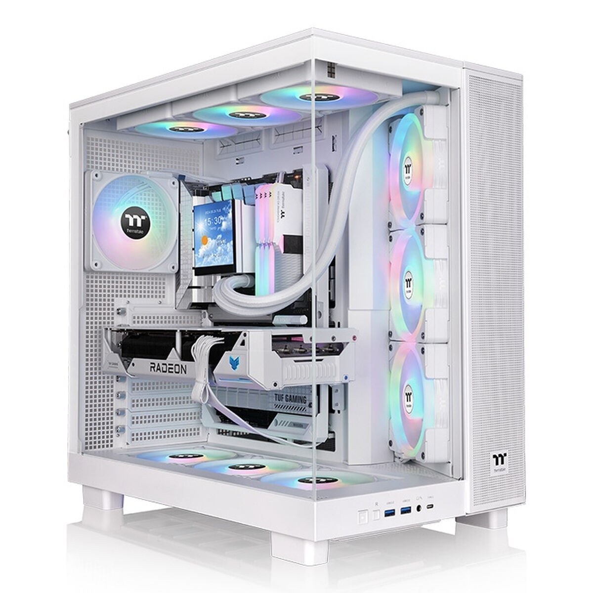 Блок полубашня ATX Galileo View 380 XL TG ARGB Белый