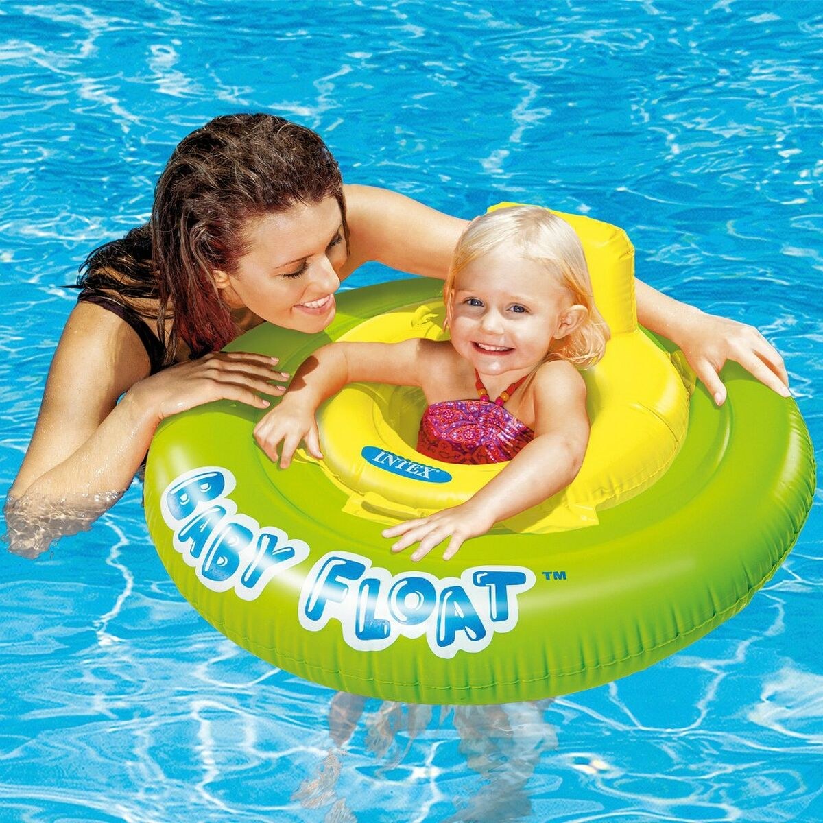 Baby float Yellow Green Ø 76 cm (12 Units)