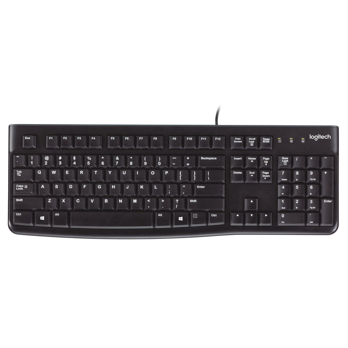 Клавиатура K120 Чёрный Испанская Qwerty Qwerty US