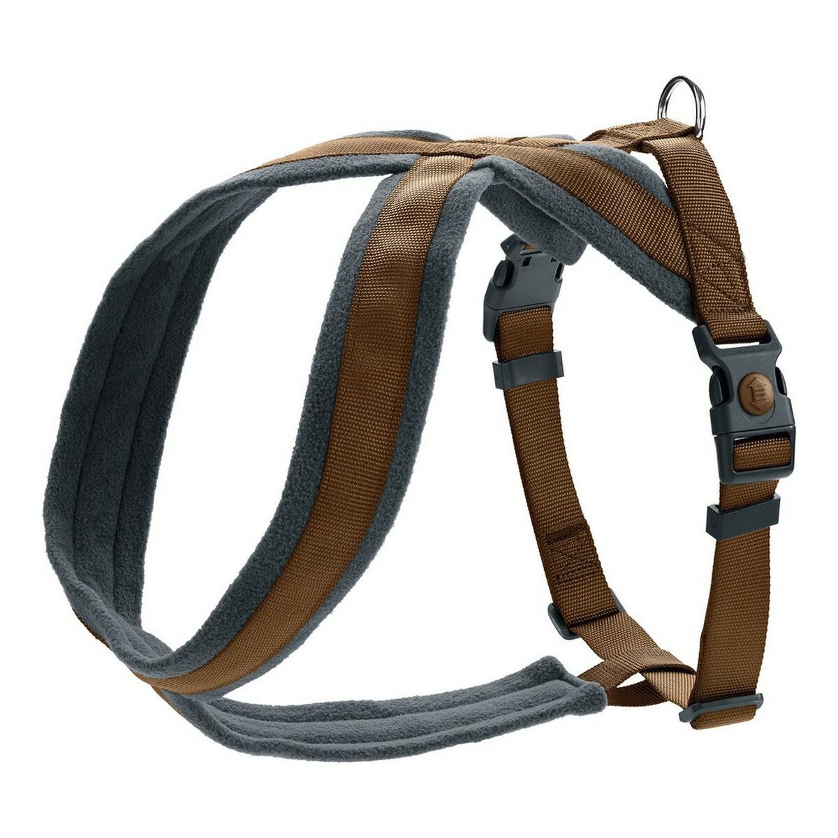 Dog Harness London Comfort 48-56 cm Brown Size S/M