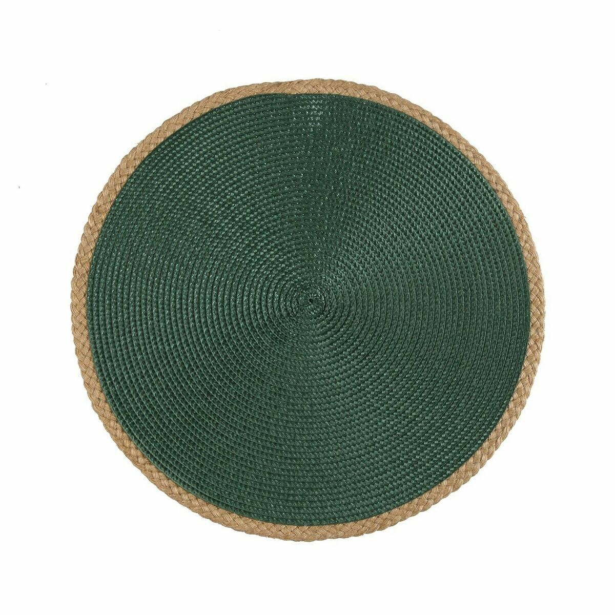 Table Mat Green Jute polypropylene Water hyacinth 38 x 38 cm