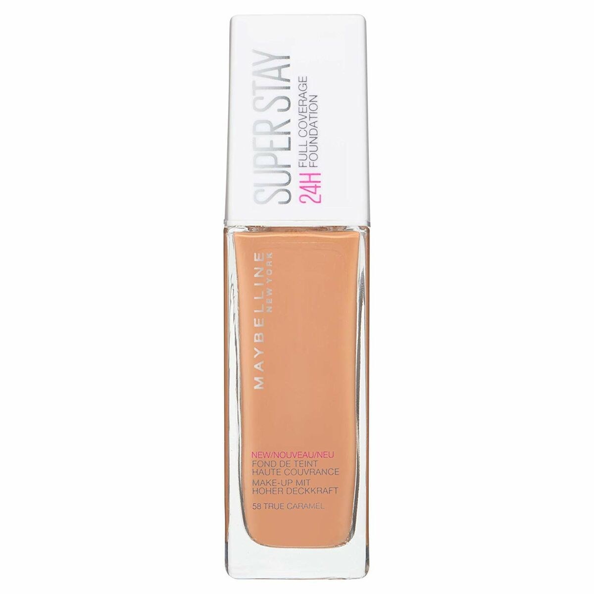 Жидкая основа для макияжа Superstay Full Coverage 58-true caramel (Пересмотрено A+)
