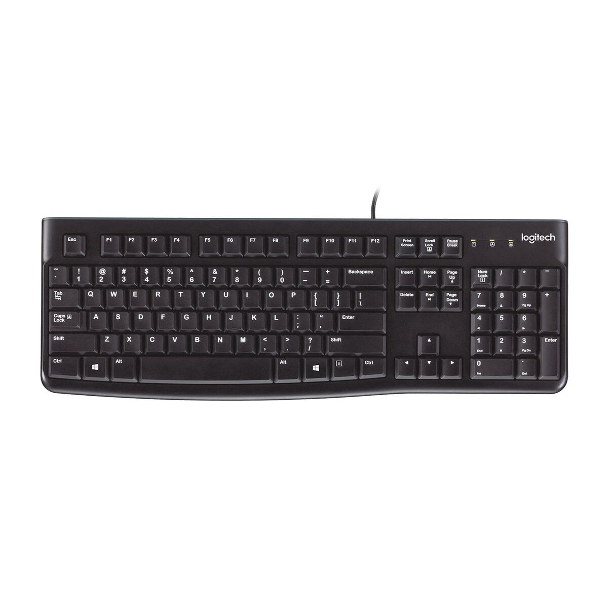 Keyboard K120 Black Spanish Qwerty Qwerty UK
