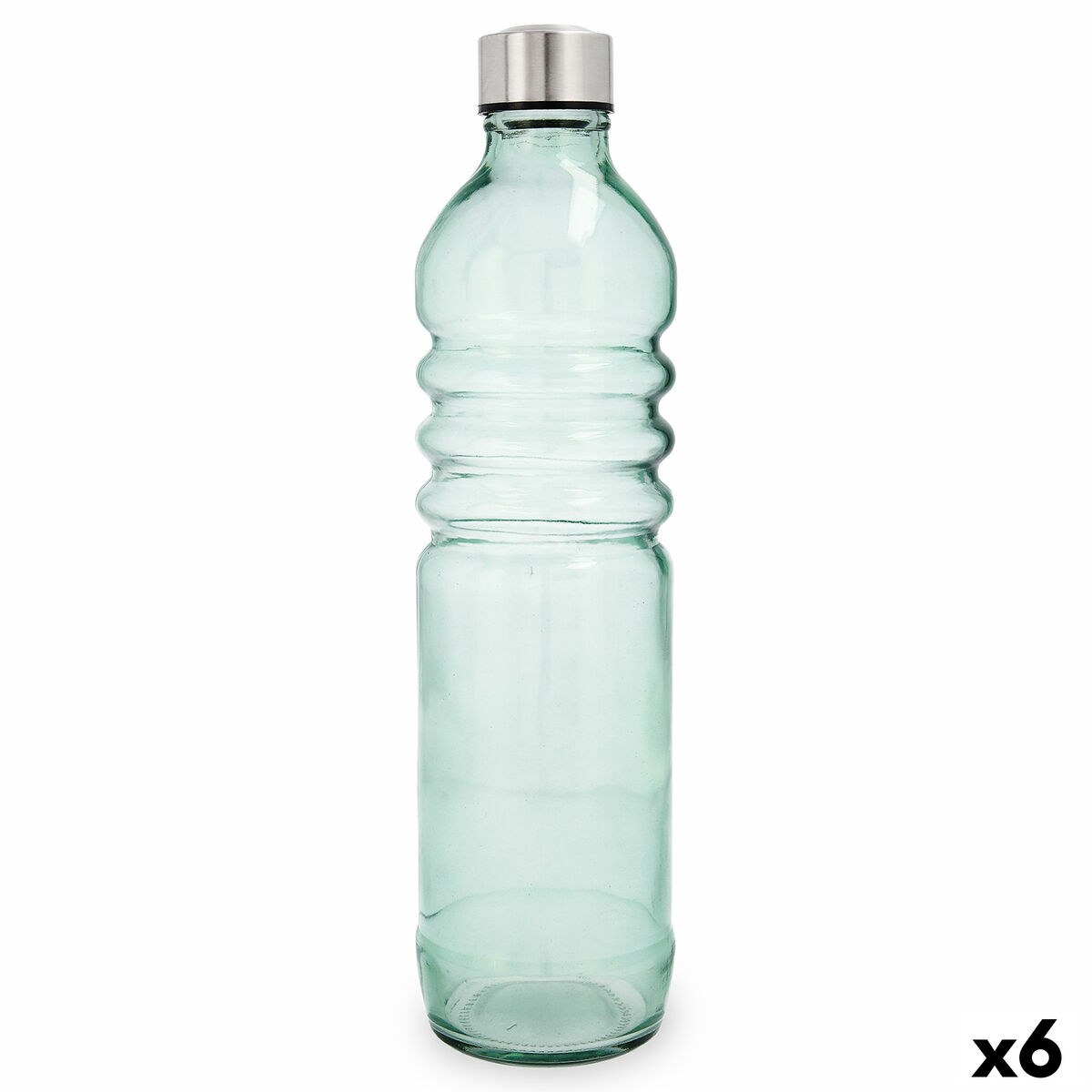 Bottle Fresh Green Glass 1,25 L (6 Units)