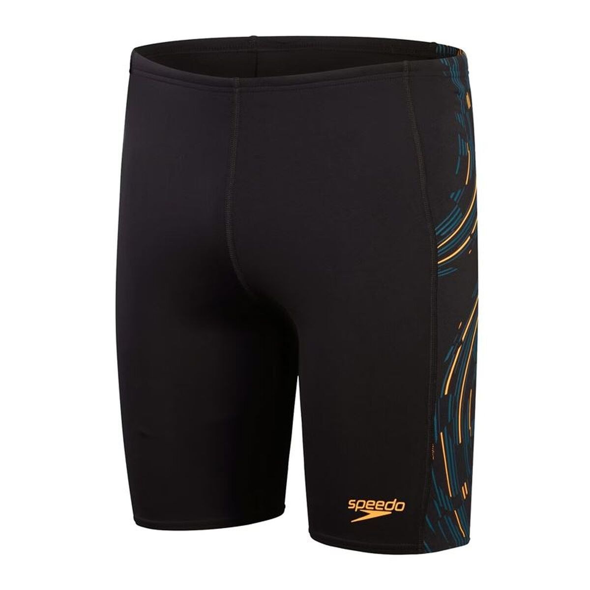 Men’s Bathing Costume Tech Panel Jammer Black