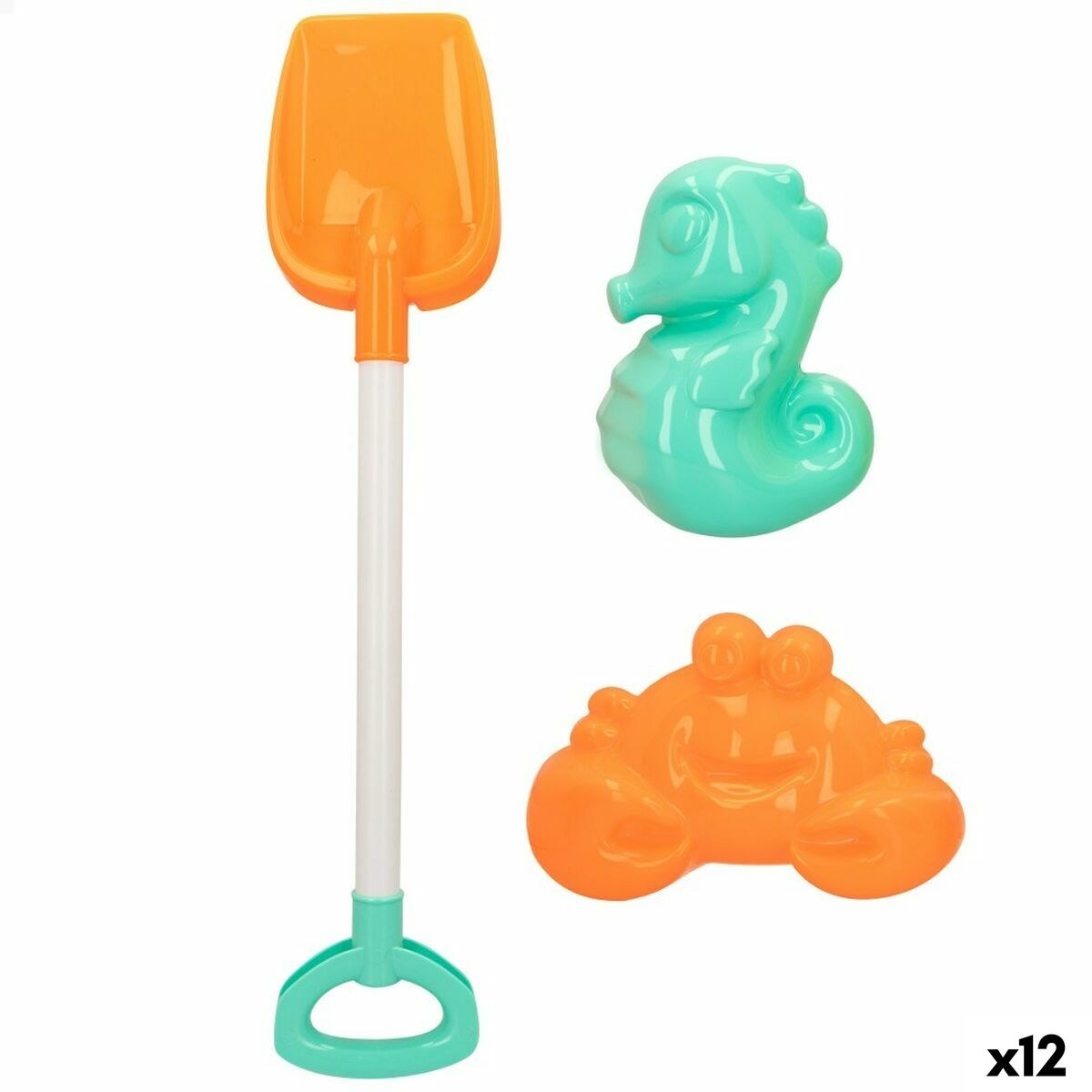 Beach toys set 3 Pieces 58 cm (12 Units)