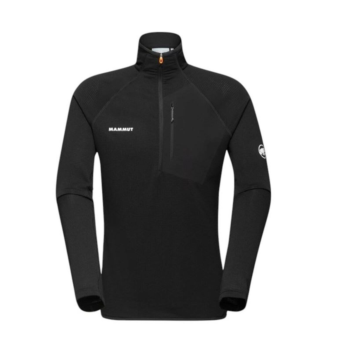 Мужская спортивная куртка Aenergy Light Ml Half Zip Pull Чёрный