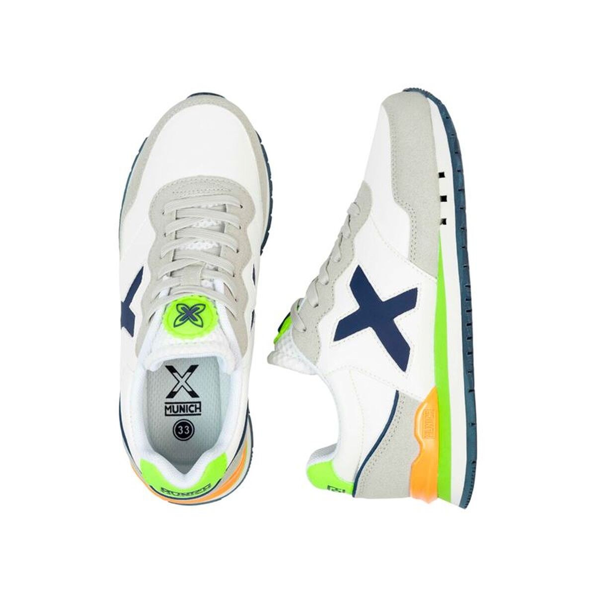 Sports Shoes for Kids Dash Kid 165 White