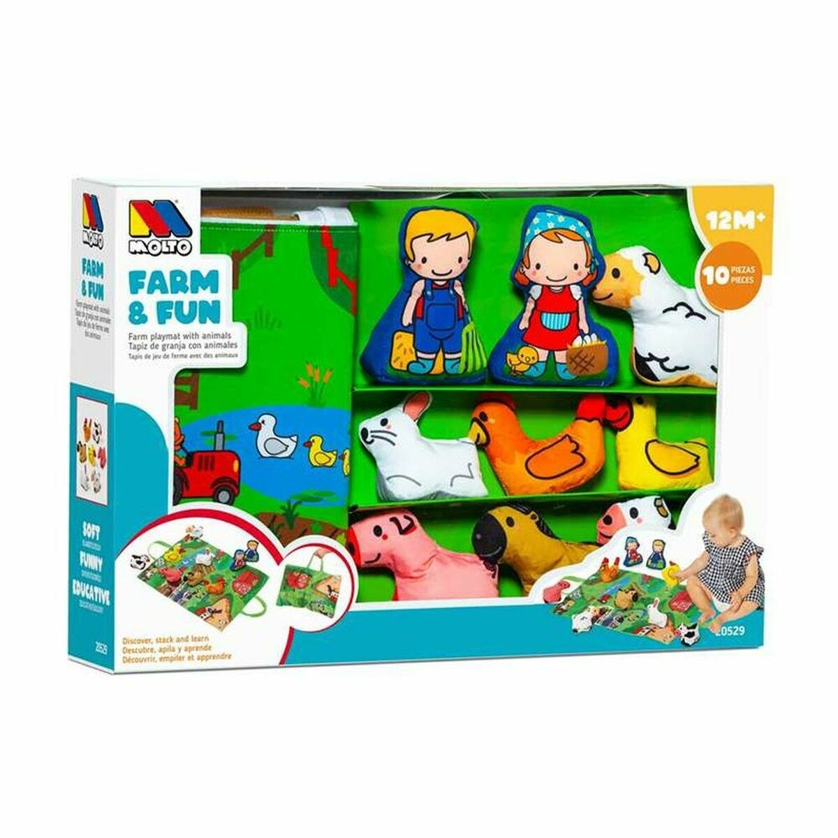 Игровой коврик Farm and Fun Металл Пластик