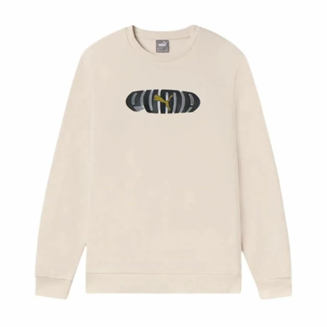 Men’s Sweatshirt without Hood Essentials+ Graphic Crew Fl Hombre