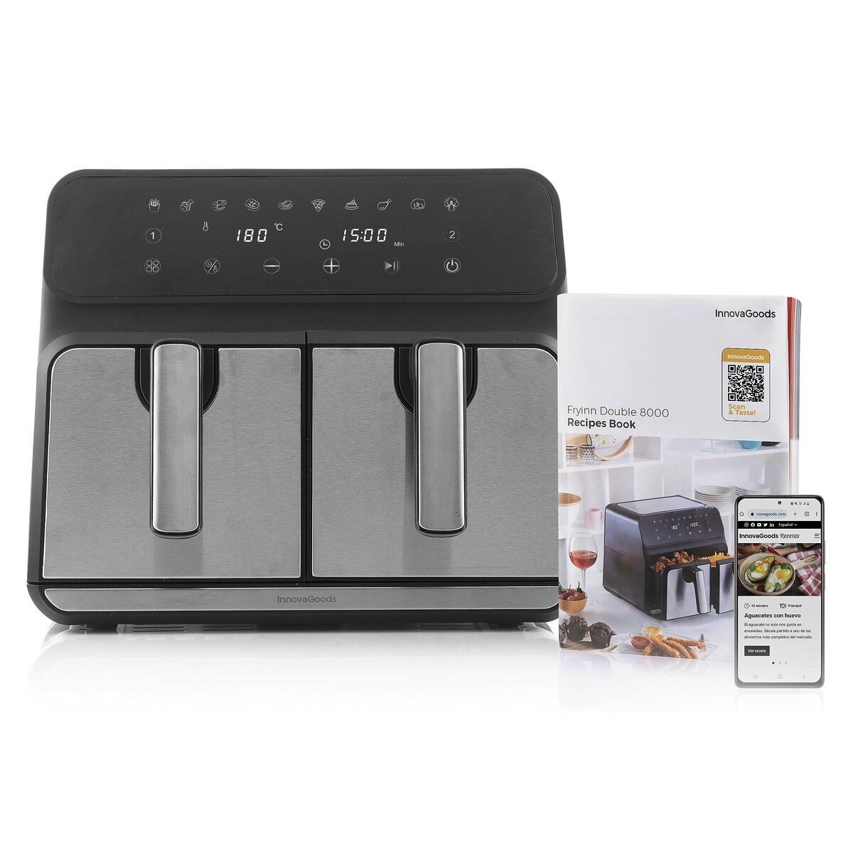 Air Fryer Black 3400 W 8 L (Refurbished B)