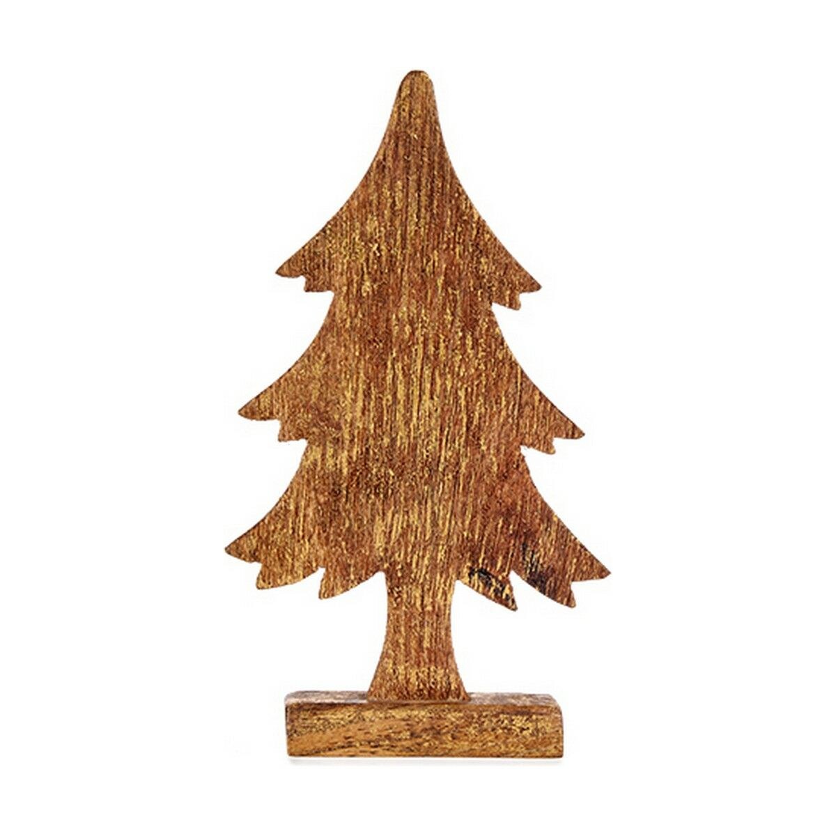 Christmas Tree Golden Wood 5 x 31 x 15,5 cm
