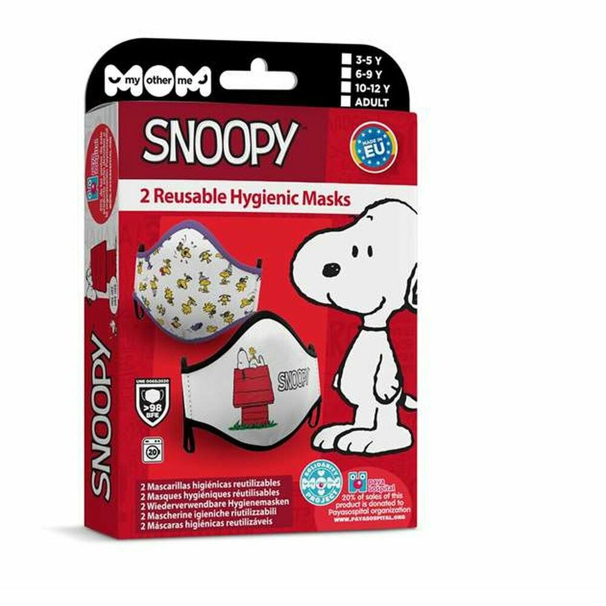 Гигиеническая маска Snoopy Premium 3-5 года