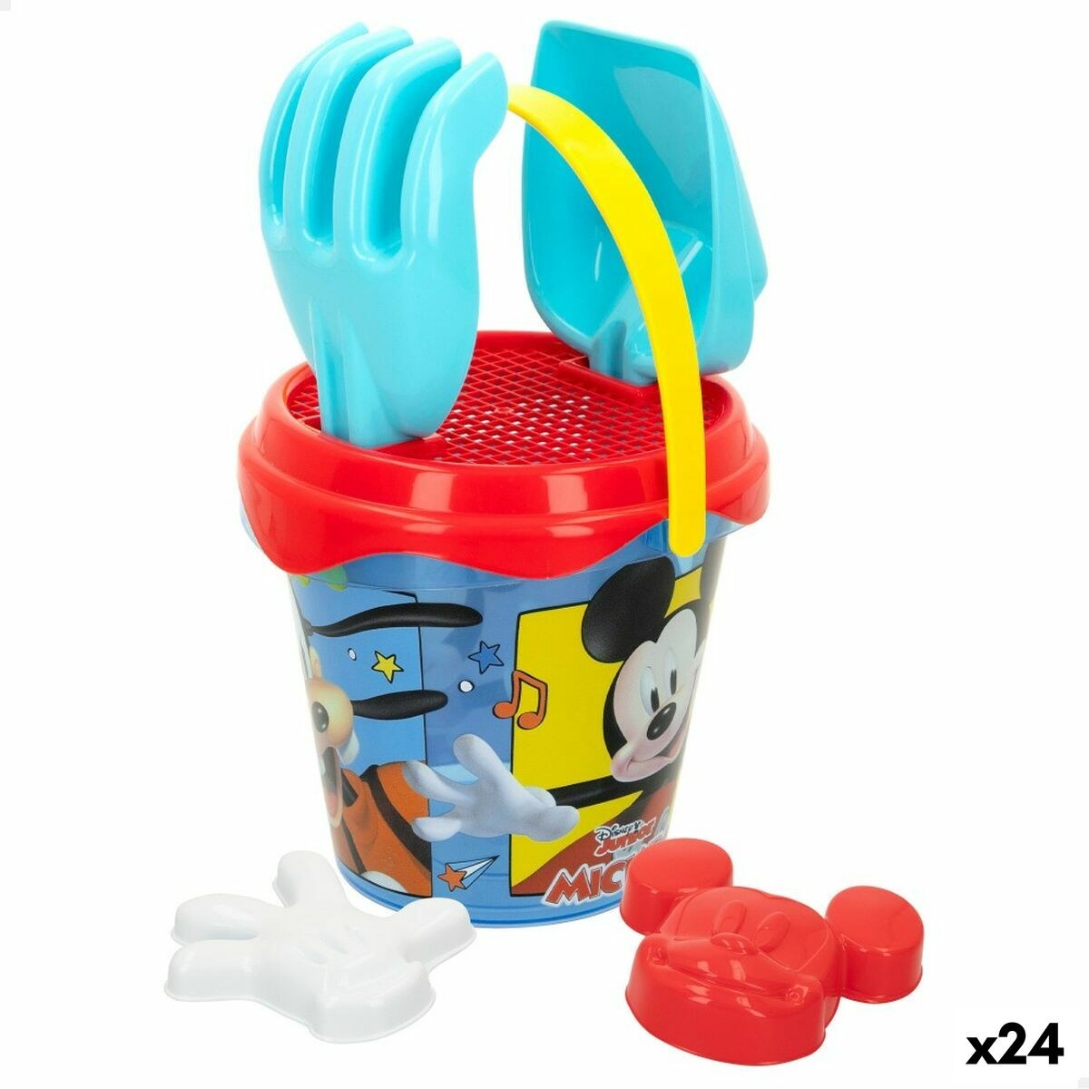 Набор пляжных игрушек Ø 14 cm Пластик (24 штук)