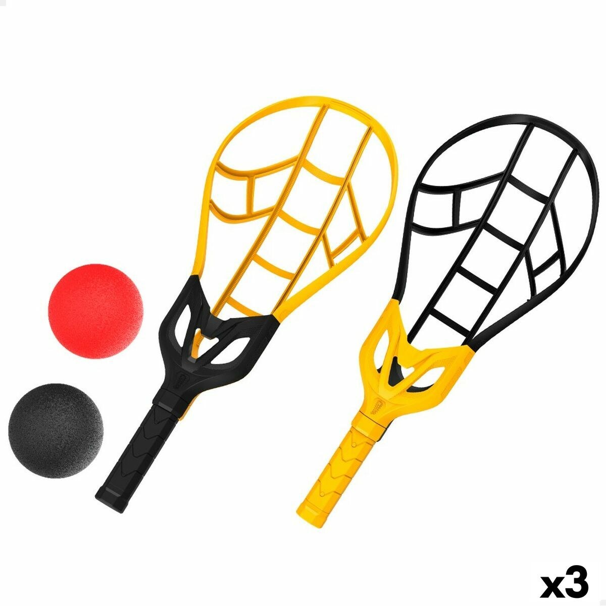 Racquet Set 20 x 55 x 10 cm (3 Units)