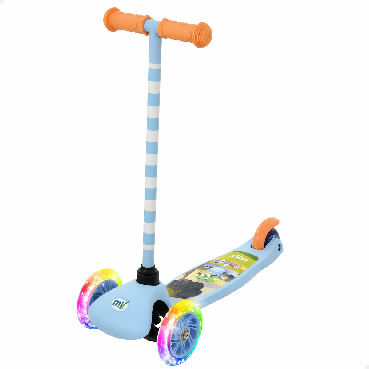 Scooter Rubber Metal Plastic Blue