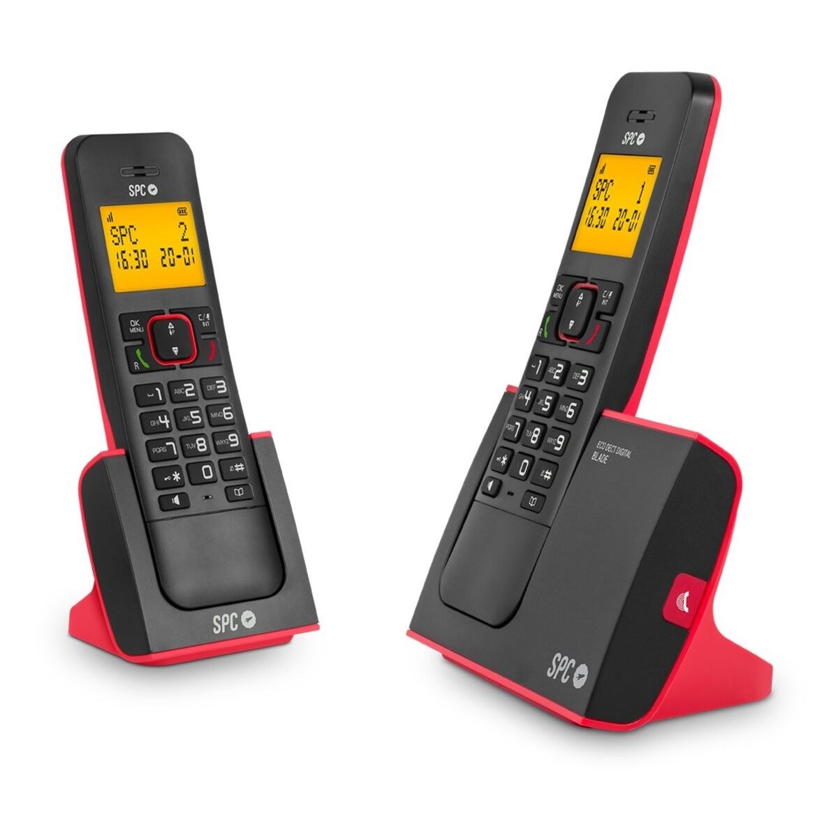 Стационарный телефон 7292RC2 BLA DUO Красный 2 штук