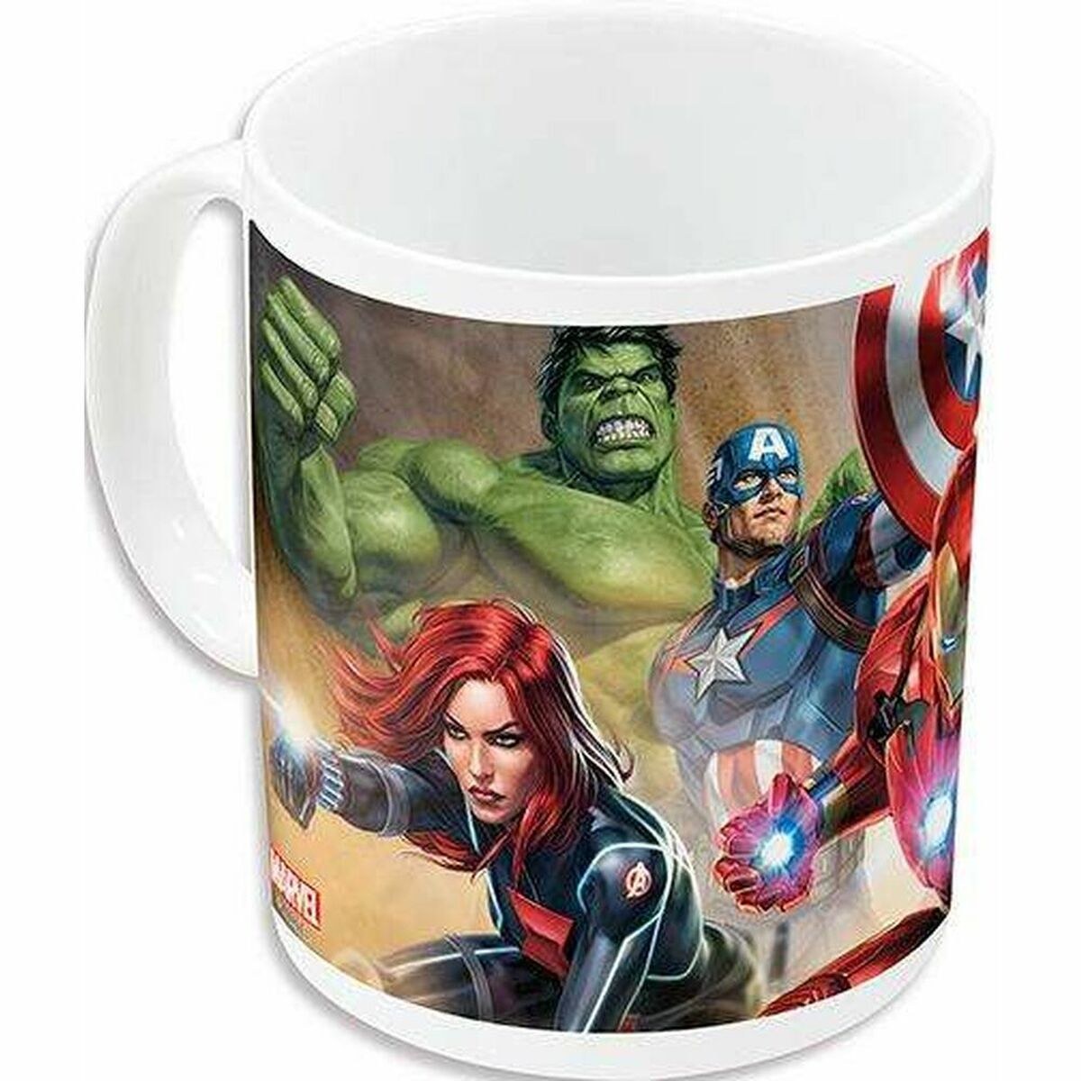 Кружка Mug Infinity Белый Керамика Красный (350 ml)