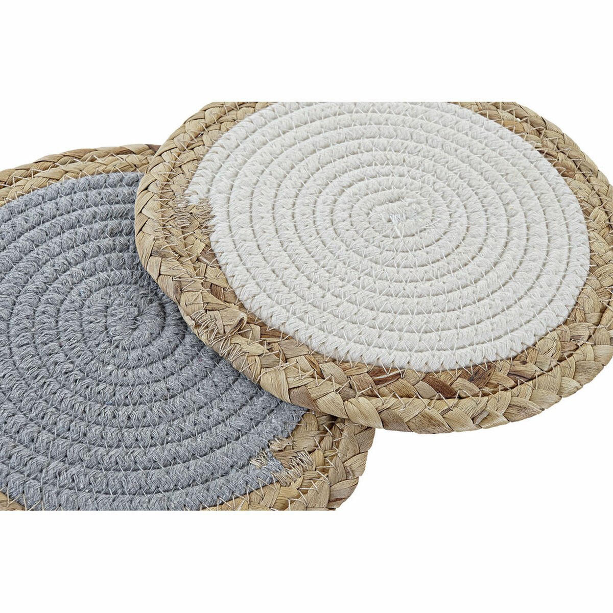 Table Mat Individual Cotton Fibre (20 x 20 x 1 cm) (2 Units)