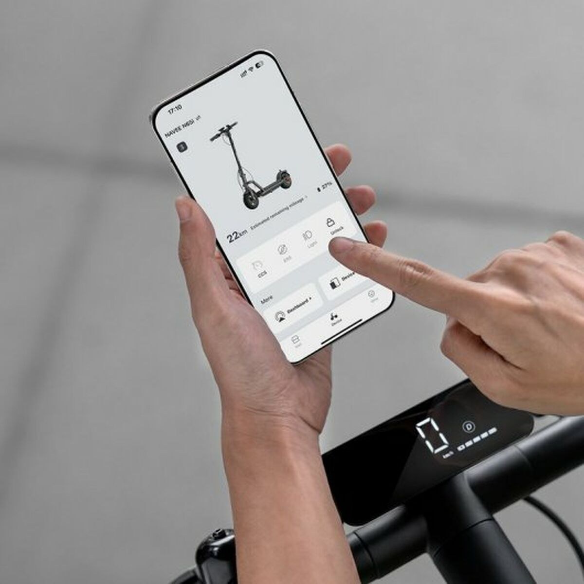 Electric Scooter N65i 1000 W Black 25 km/h