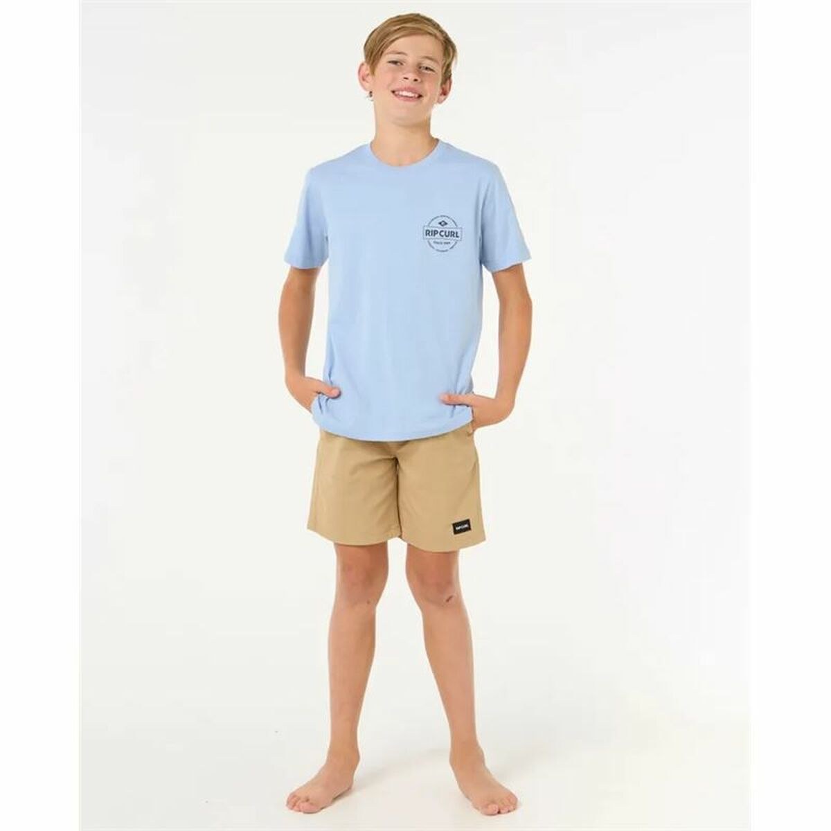 Child's Short Sleeve T-Shirt Staple Tee Blue