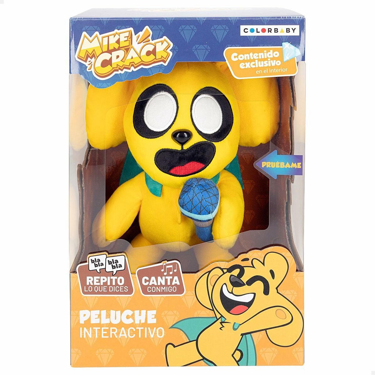 Плюшевая игрушка, издающая звуки Жёлтый 29 cm