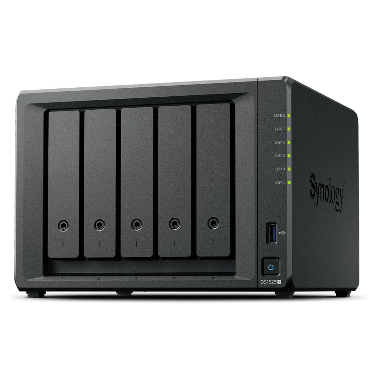 NAS Network Storage DS1525+ Black AMD Ryzen V1500B