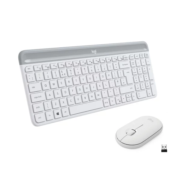 Клавиатура и мышь 920-009197 Белый Итальянский QWERTY