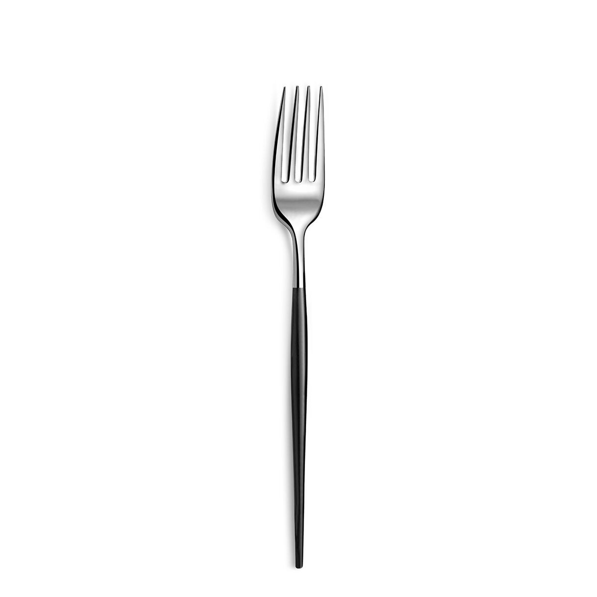 Fork Set Soprano Black Metal Stainless steel 12 Units