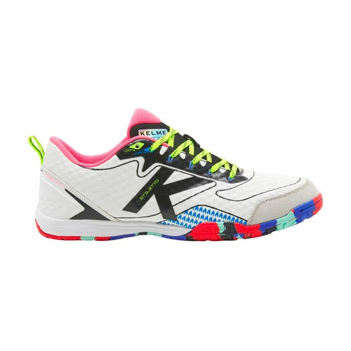 Adult's Indoor Football Shoes Stiletto White