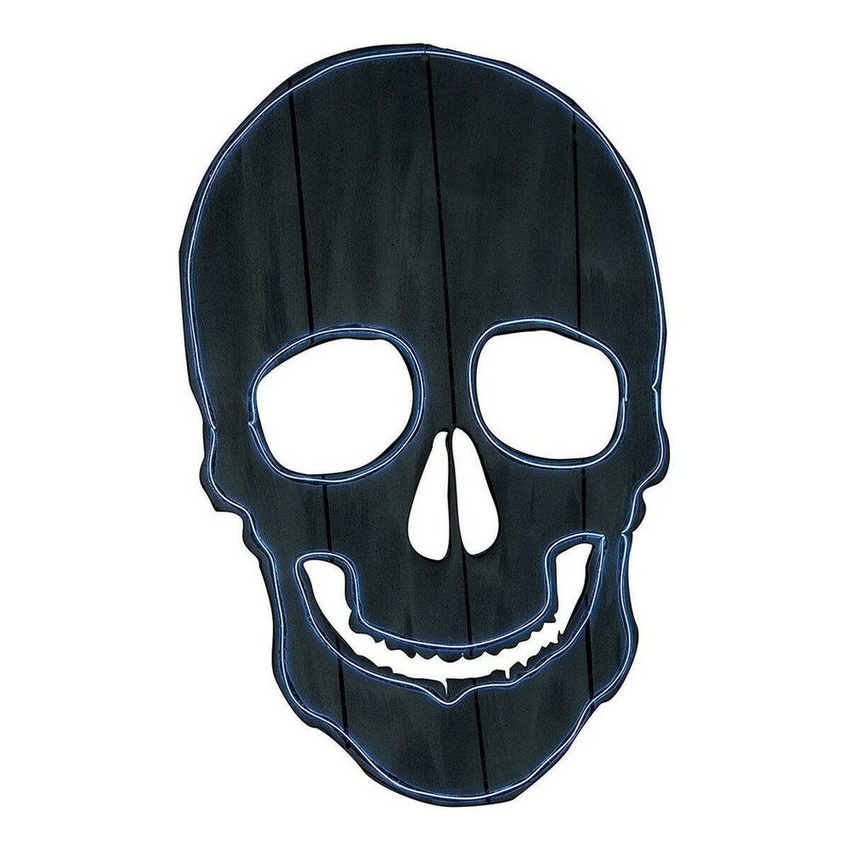 Skull Halloween Decorations Neon Silhouette of lights