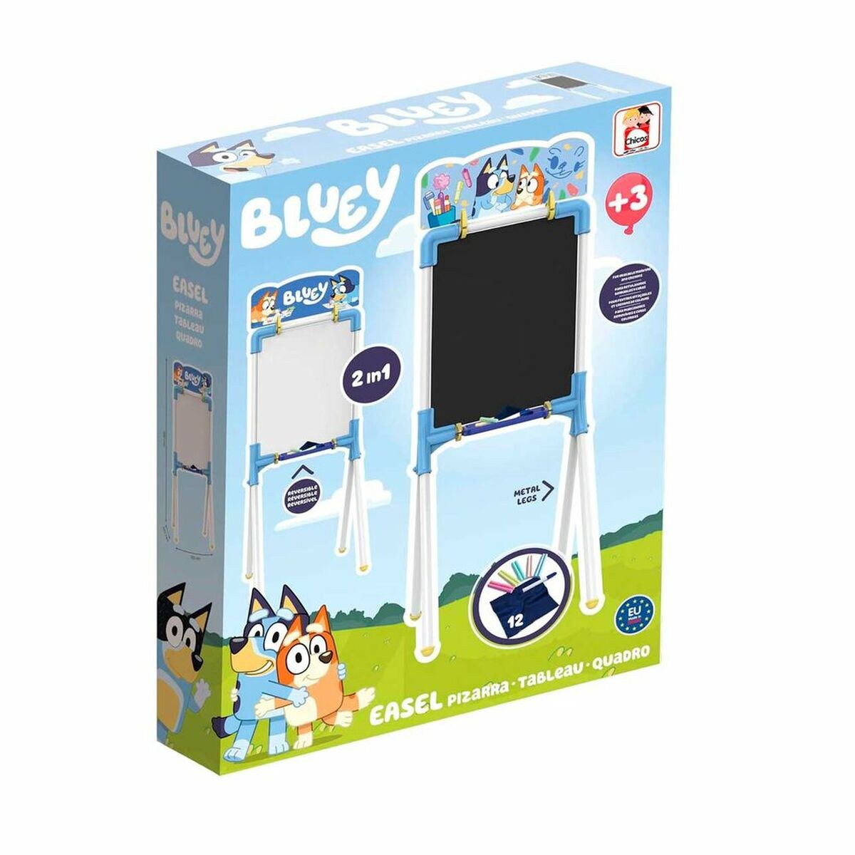 Двухсторонняя доска Bluey 37 x 32 x 98 cm