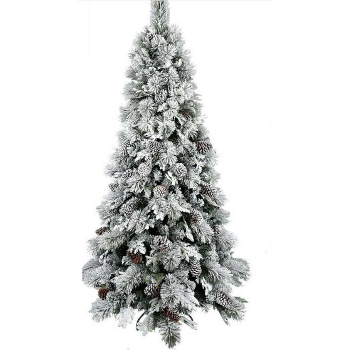 Christmas Tree White PVC Aluminium Snowfall 94 X 94 X 150 CM