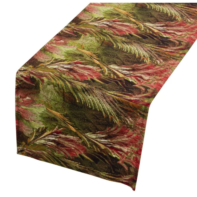 Table Runner Multicolour Textile 33 x 180 cm
