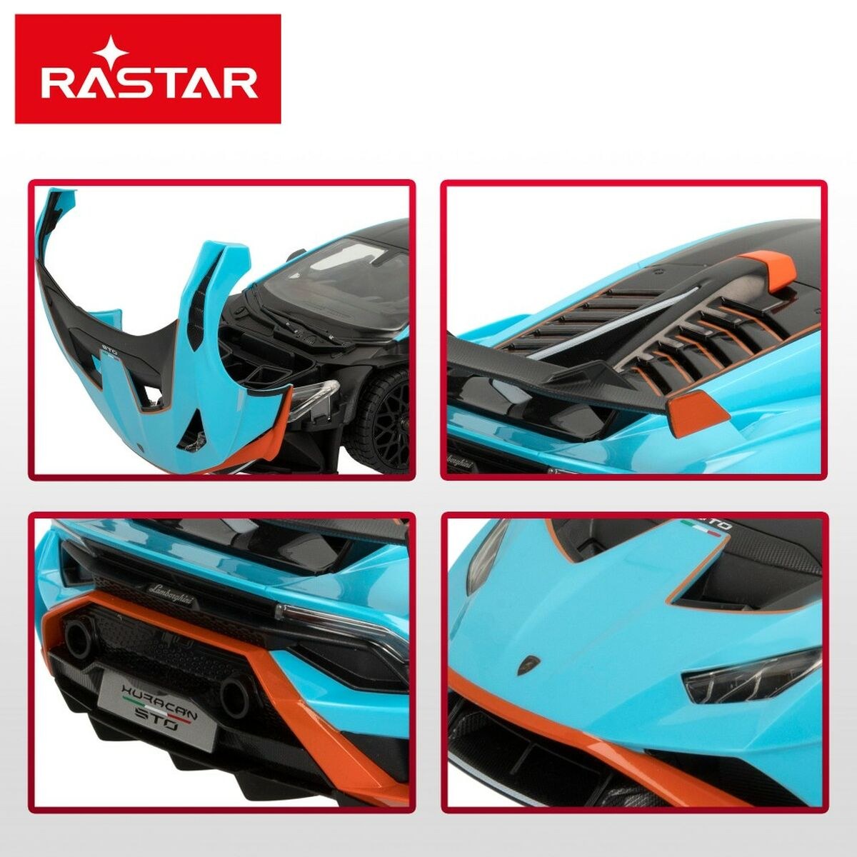 Remote-Controlled Car Huracán STO Blue 1:14 (2 Units)