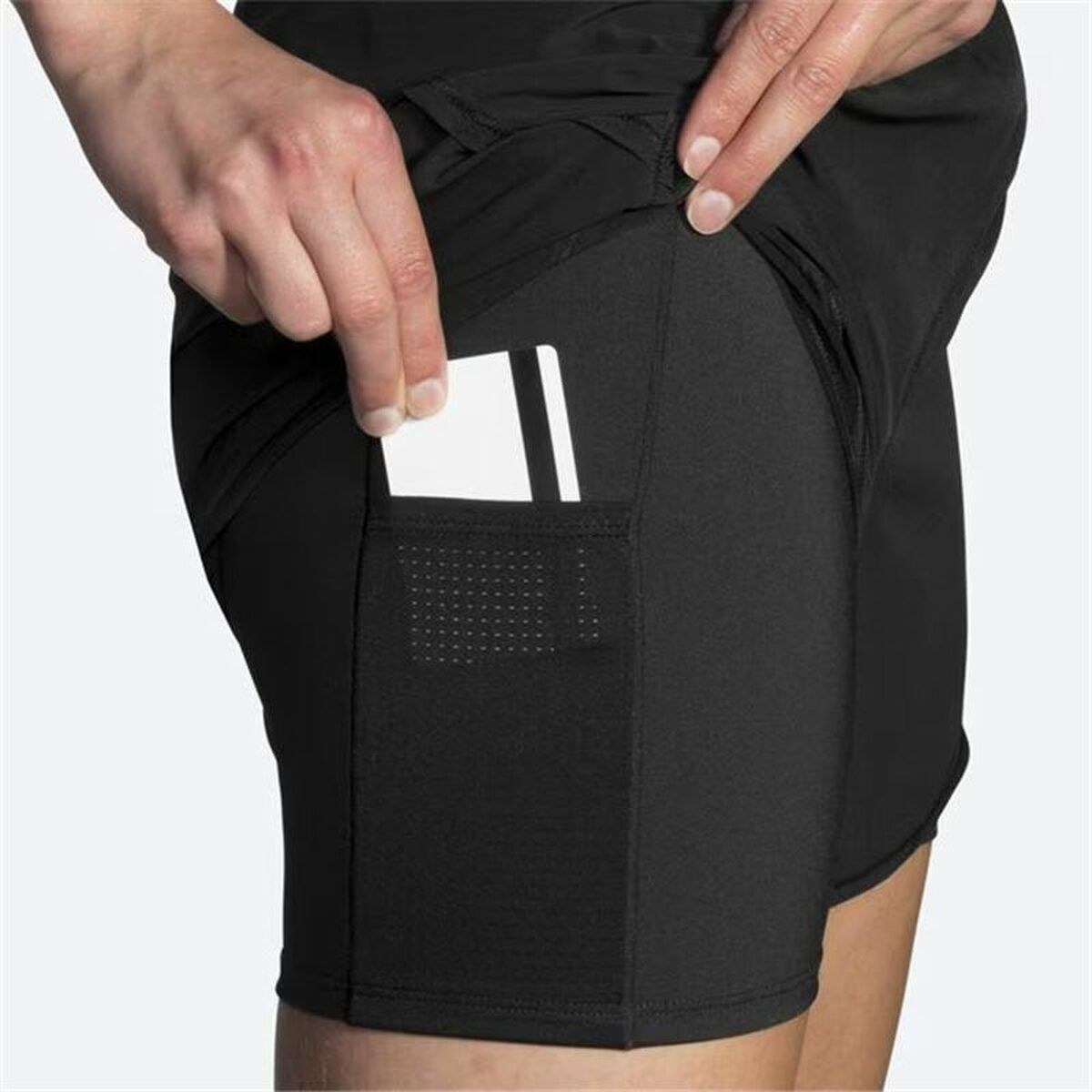 Sports Shorts for Women Chaser 5" 2-in-1 Black