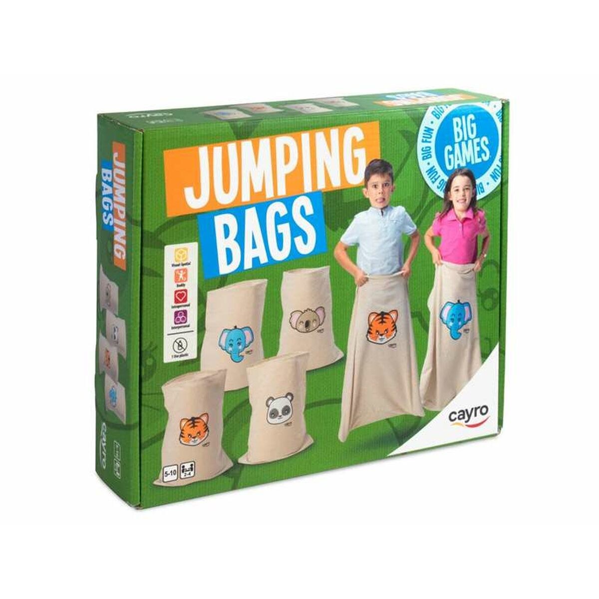 Игра на ловкость Jumping bags 4 Предметы