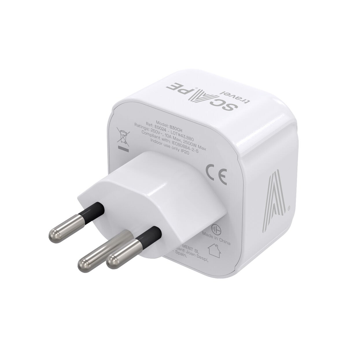 Plug adapter 850CH Plastic