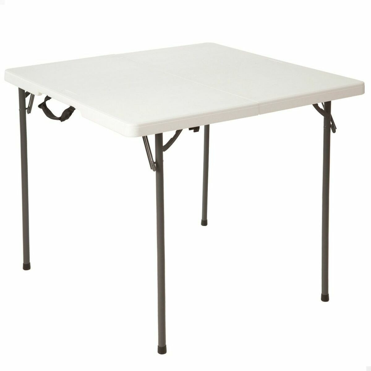 Складной стол Белый Квадратный Сталь Пластик 86 x 86 x 74 cm
